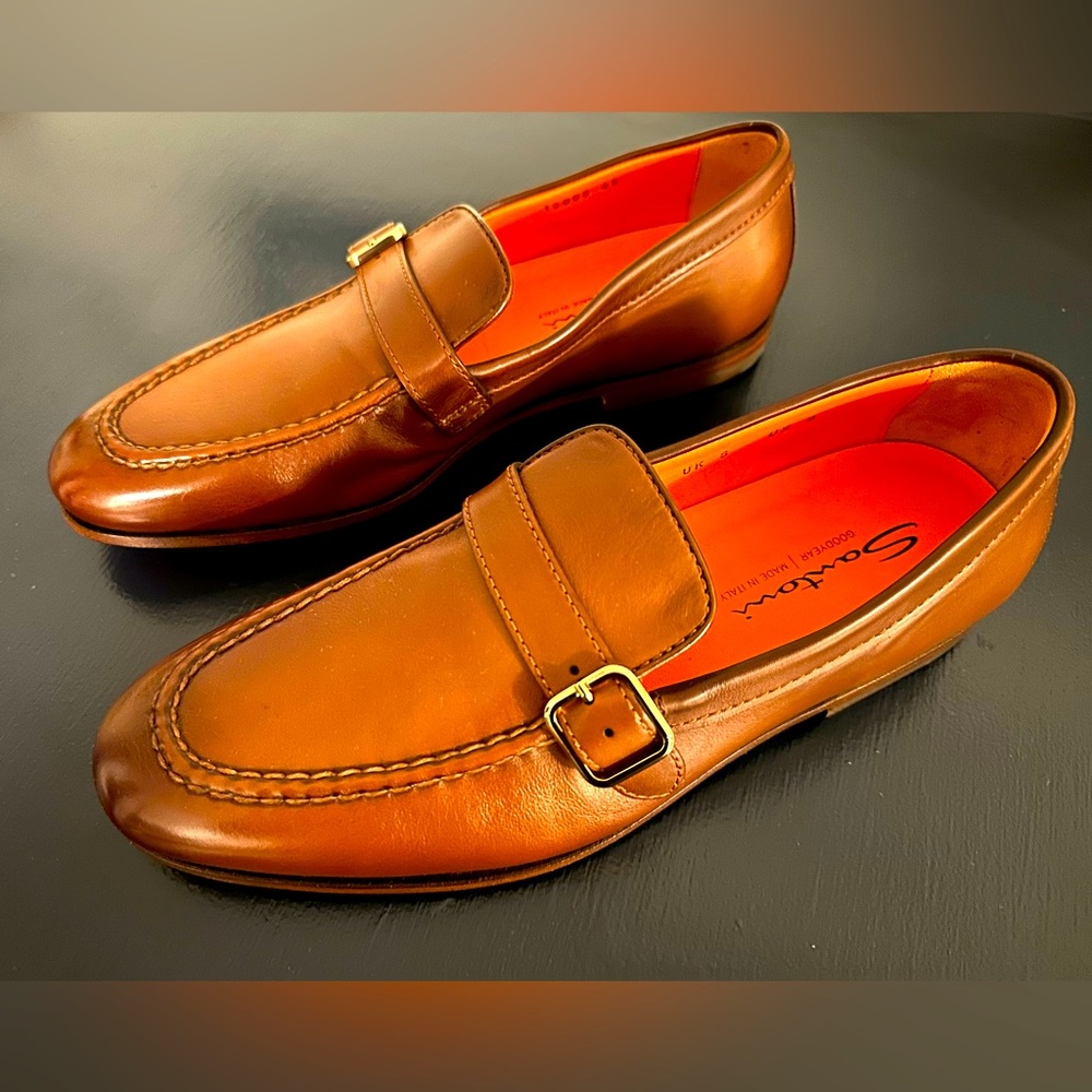 Santoni 9D Monk Loafer - NEW IN BOX, NEVER WORN, TAGS IN PLACE